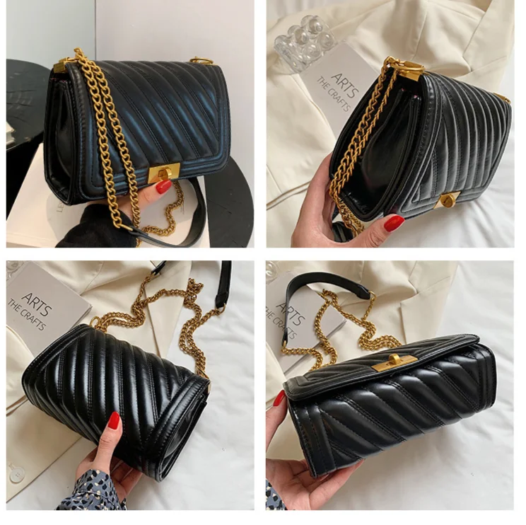 2024 new summer fashion fragrant style women's diamond grid chain shoulder crossbody small bag_voghion.com