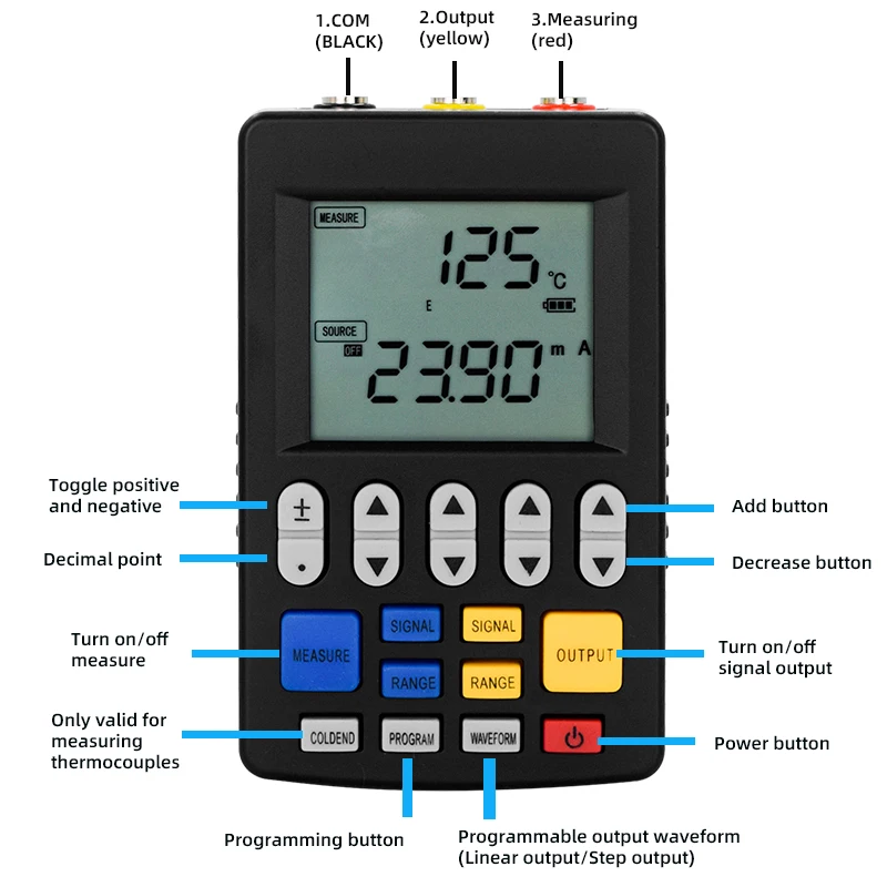 Signal Generator Source Adjustable Current Voltage 0-10V Simulator 4-20mA sinal Sources Transmitter Calibrator current voltage module