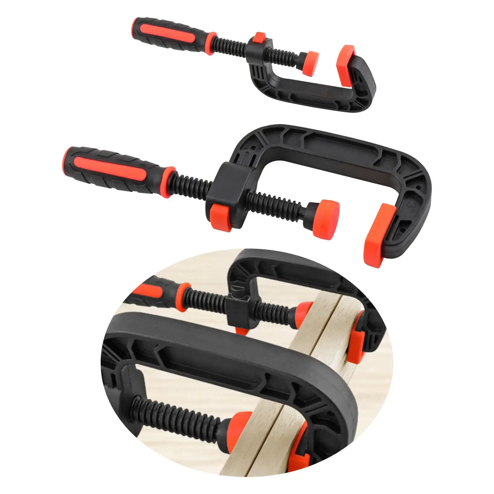 2 inch 3 inch C Clamp Set Portable Heavy Duty Easy to Use Sturdy for Woodworking 2 inch 3 inch C Clamp Set Portable Heavy Duty Easy to Use Sturdy for Woodworking