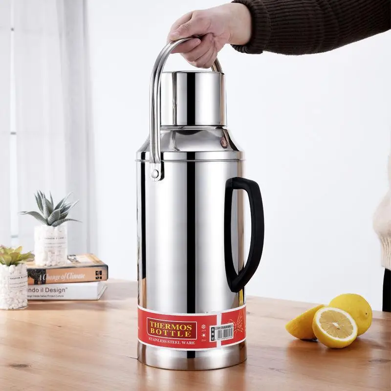 Large Capaci Stainl Steel Tea Pot  Kettle Insulated Hot Water Bottle Home Use Kitchen ential Big Size Mug