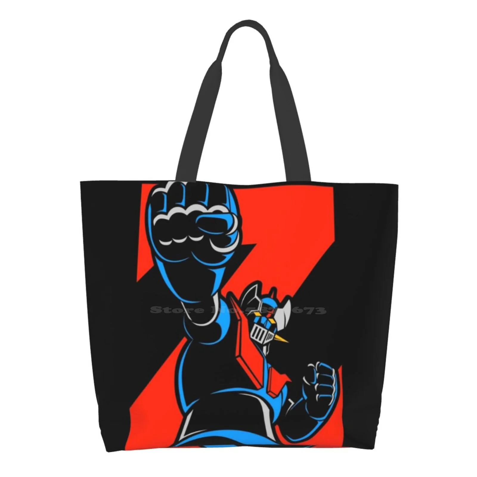 151 Z Jap Designer Borse Shopping Tote Z Mazinga Koji Go Nagai Robot Super Robot Punch Zeta Fanart Versor Art Classic Anime
