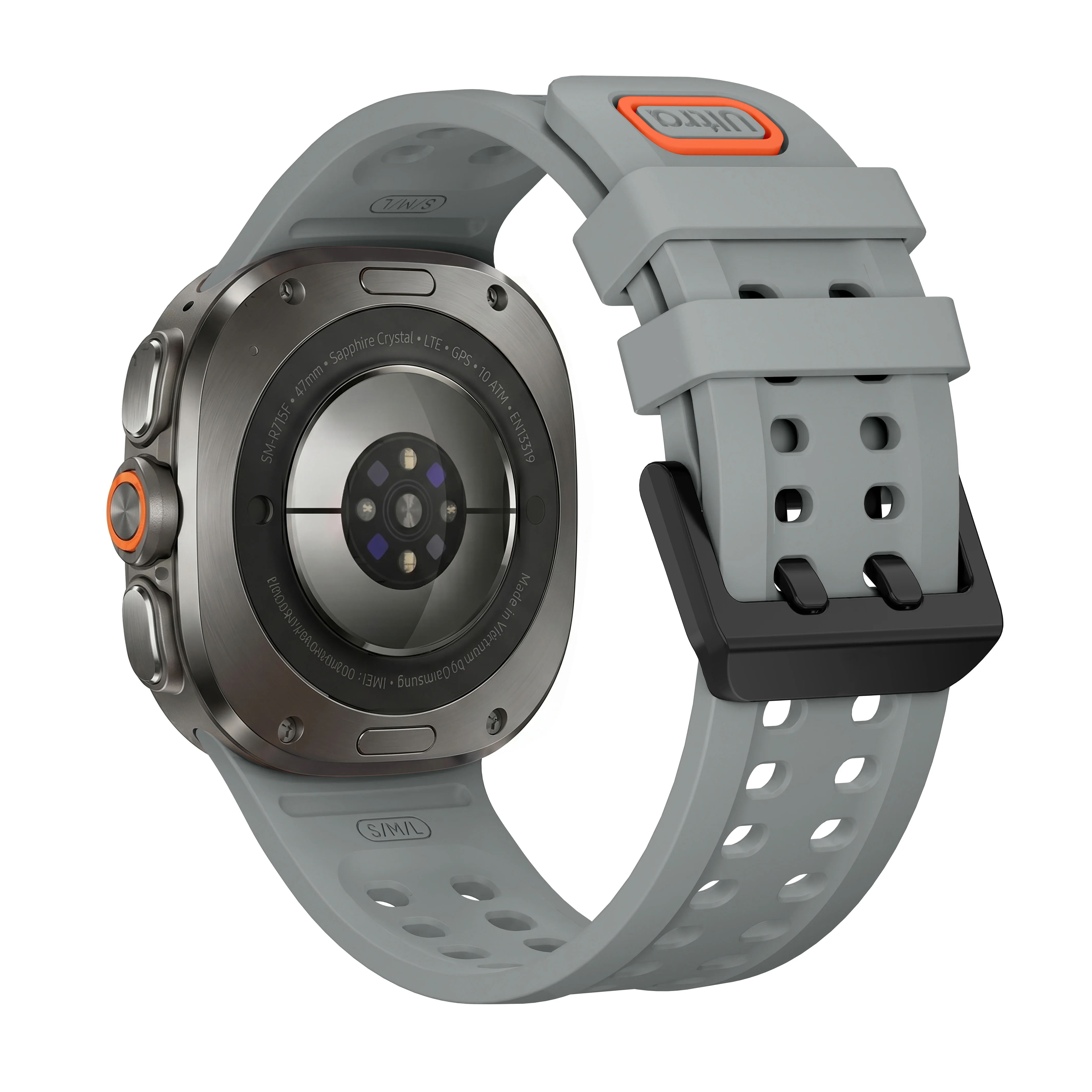 Premium Silicone Marine Sports Band for Smartwatch - Ultra Durable Strap