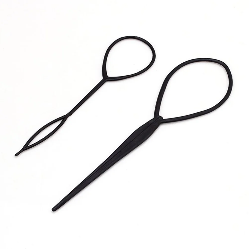 2Pcs SpiralTopper AccessoriesWeave ChildPullTool BraidingTools ElasticDIY Hairstyle PartyBanquet Hairdressing