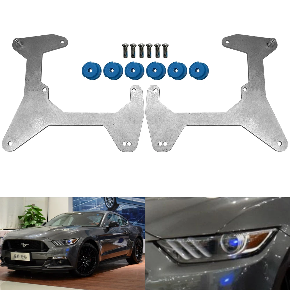 

Адаптер для стайлинга автомобиля Taochis, кронштейн для Фар Ford (китайский и американский тип) Mustang 2015-2016 Hella 3R G5 5 проектор