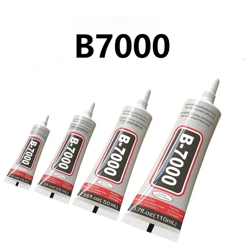 B7000 Clear Contact Phone Repair Adhesive Universal Glass Plastic DIY Glue B- 7000 With Precision Applicator 15ML 25ML 50ML 110M 3
