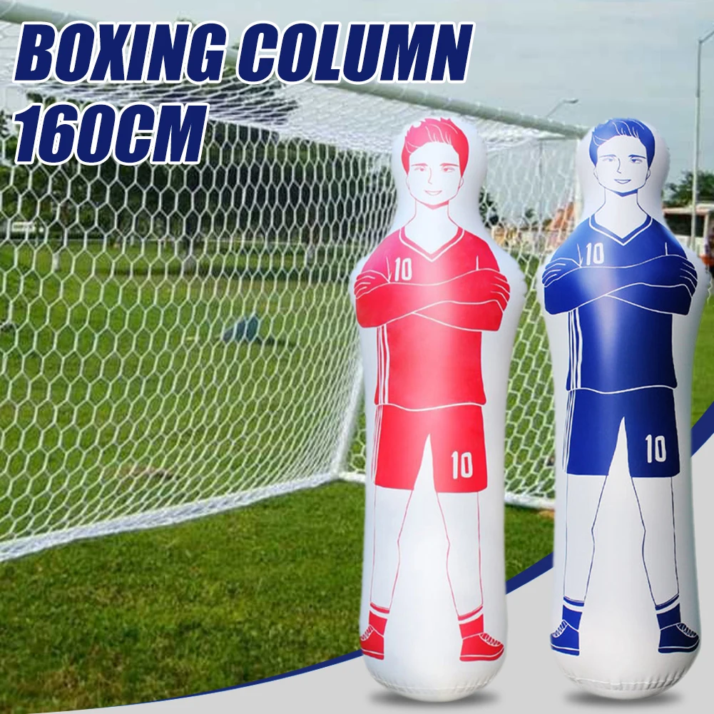 1.75m Adult Inflatable Football Training Tumbler Mannequin Shield Goal Keeper Tumbler Air Soccer Train Dummy Tool 