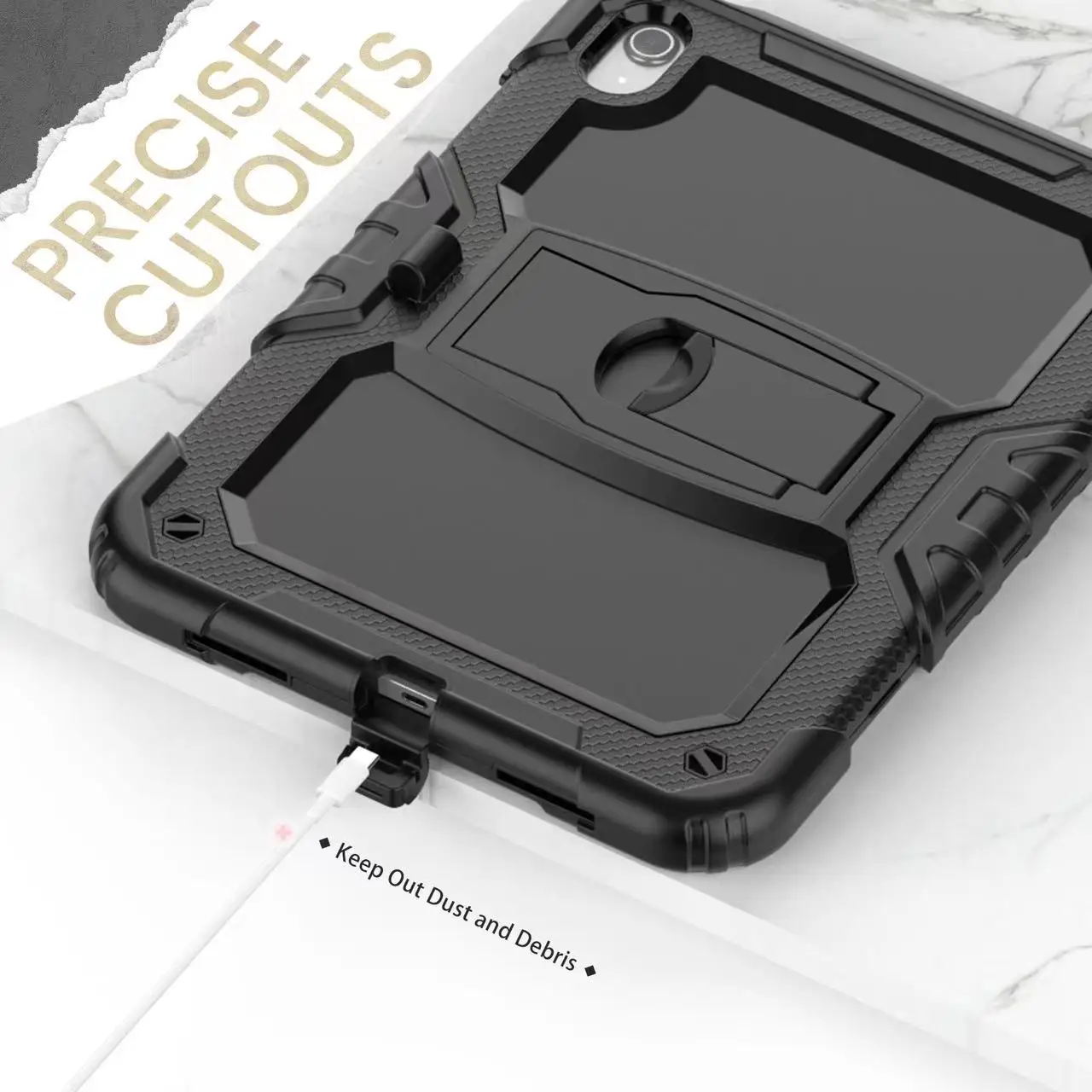 Durable Silicone Stand Case for Tablets - Kid-Friendly Protective Cover