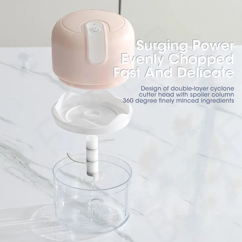 Mini Electric Food Chopper Multi Function USB Charging Meat Grinder Garlic Masher Machine Vegetable Ice Crusher Kitchenware Gift electric meat grinder