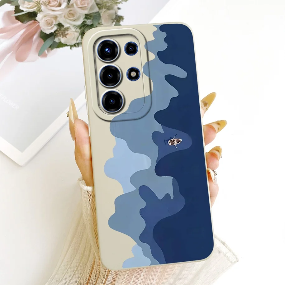 Luxury Space Volcano Painted Soft Silicone Candy Color Protection Case