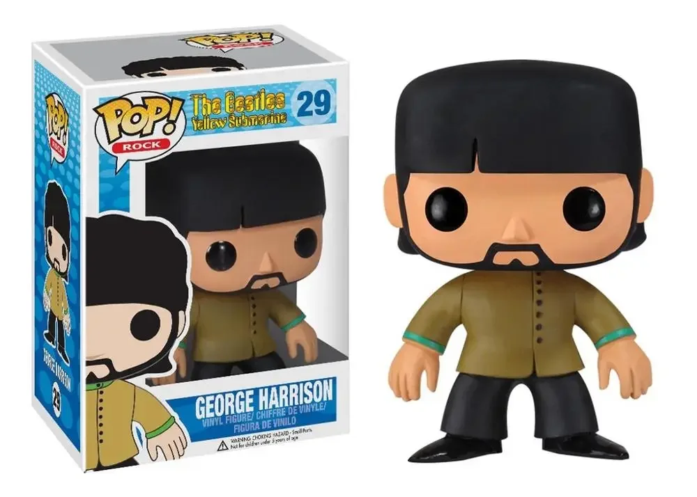 thumbnail image 1 of 2025 FUNKO POP Beatles John Lennon #27 Paul Mccartney #28 Geogre Harrison 29 Ringo Starr #30 Blue Meanie #31 Figuras de acción de vinilo Juguetes, 1 of 5