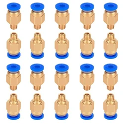 Premium Pneumatic Fitting Set - 10-Piece Bundle (20Pcs PC4-M6)