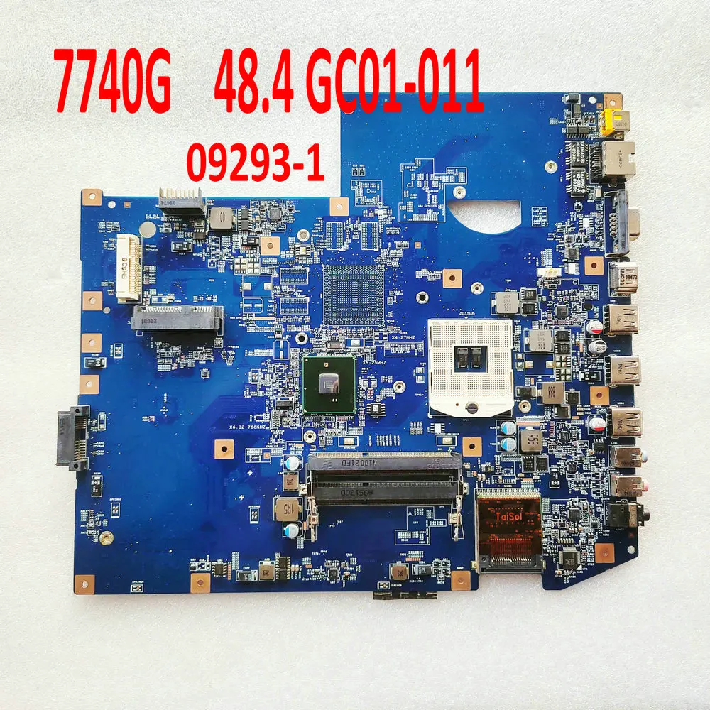 

For Acer Aspire 7740 7740G Main board 48.4 GC01.011 Laptop Motherboard 09293-1 MBPLY01001 MB.PLY01.001 HM55 DDR3