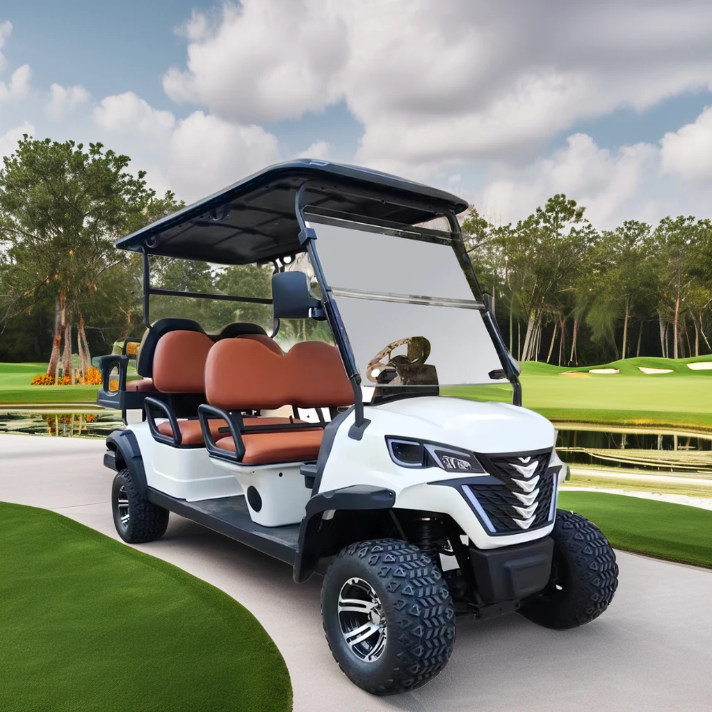 Hot sale new design environmental friendly multi-purpose 6 seat electric golf cart