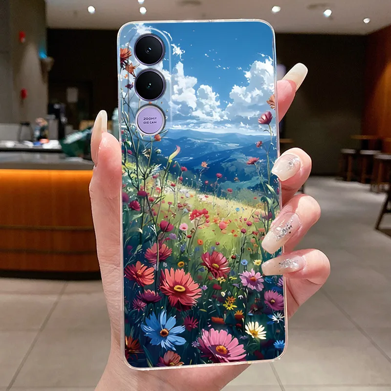Aesthetic Luxury Soft Silicone Transparent Phone Cover Shell