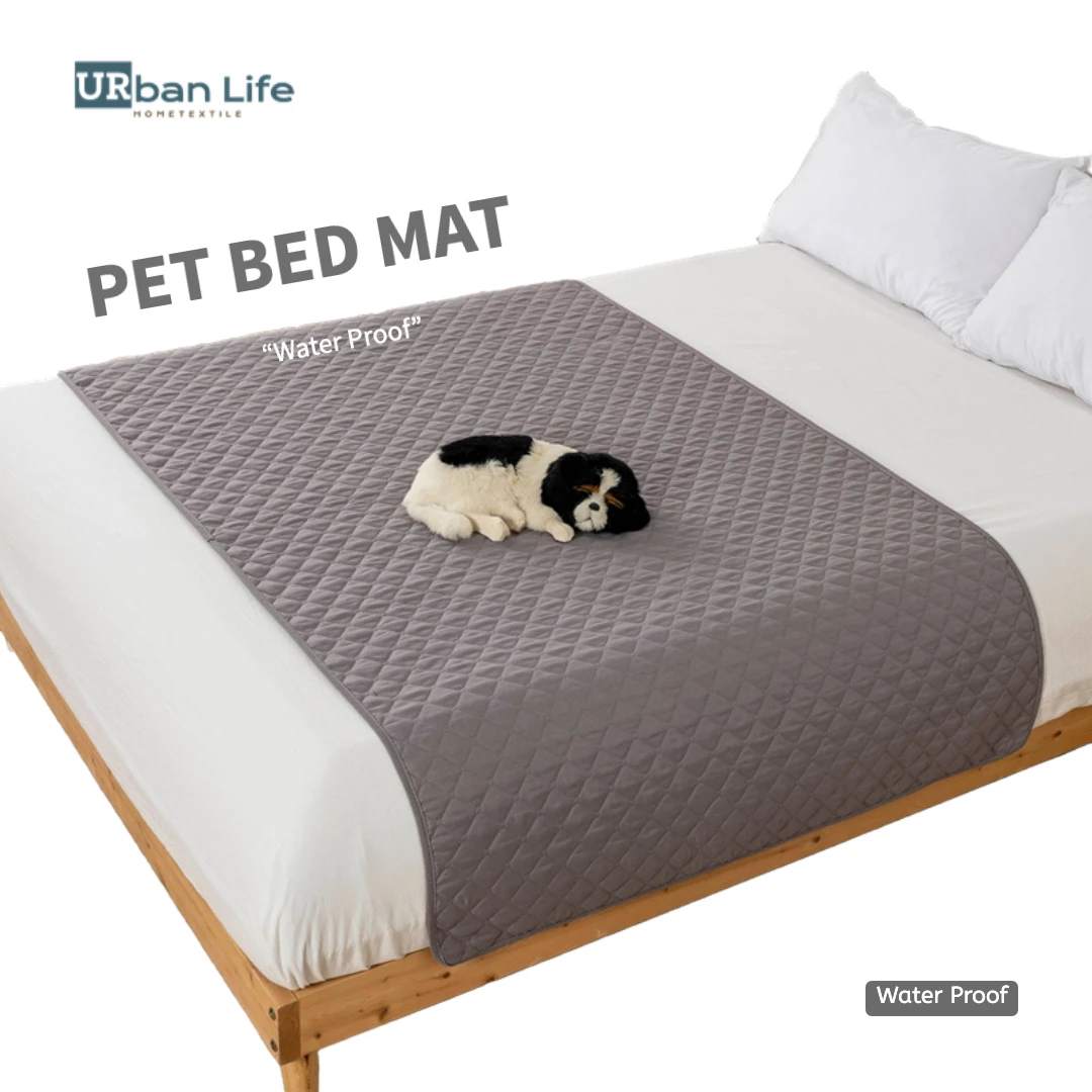 URBANLIFEWaterproofBedspreadonTheBedKingSizeBedCoverQuiltedMattressPadWashable