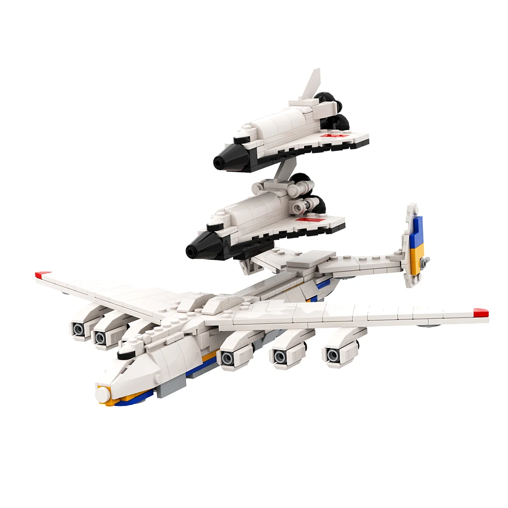 

Gobricks MOC Space Antonov AN-225 Mriyas Building Block set Space Transport Aircraft Education Brick Toys Children Birthday Gift