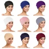 Muslim Hijab Caps New Premium Fashion Closed Hijab Underscarf Musliman Turban Women's Head Hood Elastic Bonnet Cap 2
