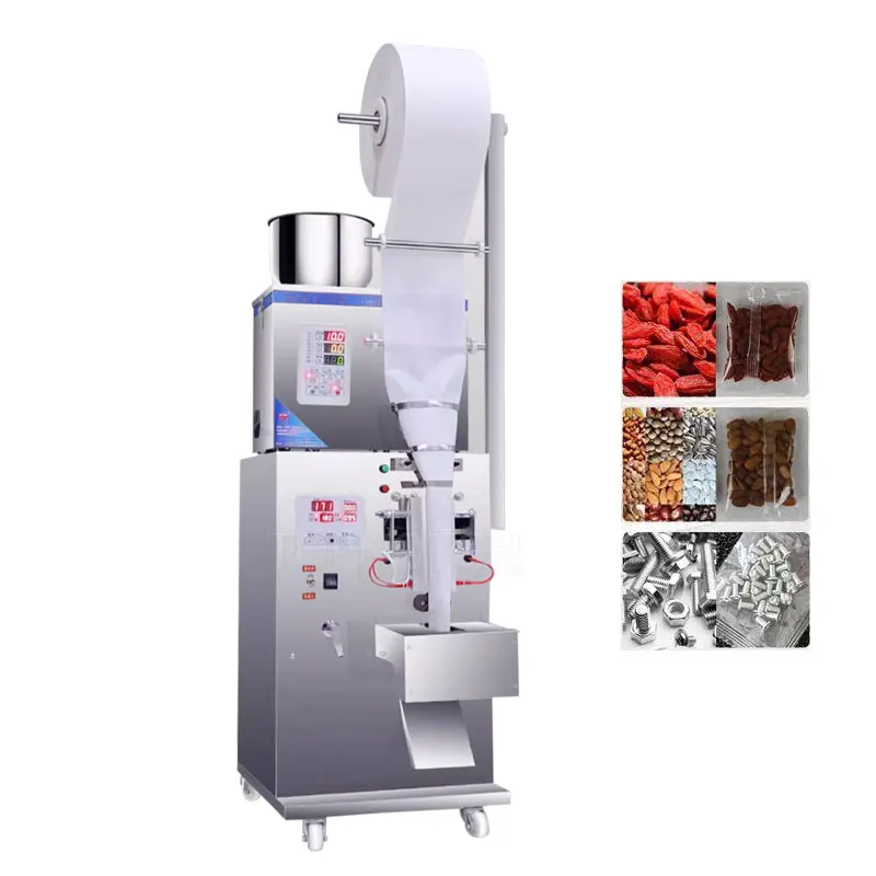 

Fully Automatic Weighing Packaging Machine Medicinal Sealer Packing Liuqid Water Wine Vinegar Drink Milk Three Side Sealing