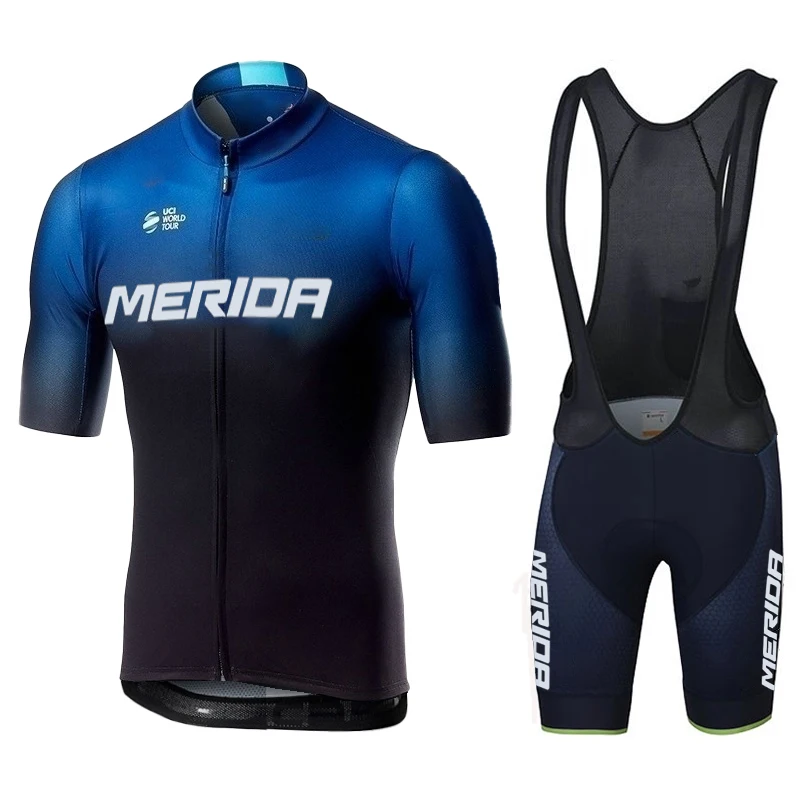 Merida Cycling Bib Tricuta Man Men's Jacket Jersey Sports Set Pants