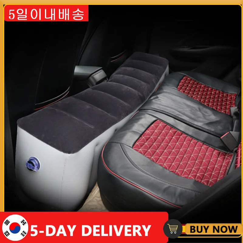 팽창식 자동차 여행 침대 뒷좌석 에어 매트리스 PVC 쿠션, 자동차 SUV 자..