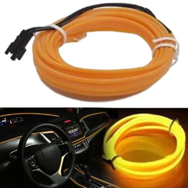자동차 인테리어를 화려하게 밝히는 자동차 EL 네온 스트립