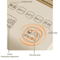 Chauffe-eau instantané 3S portable pliable pour voyage, pompe de bureau, bouilloire électrique pour bouteille d'eau de 1 gallon 5