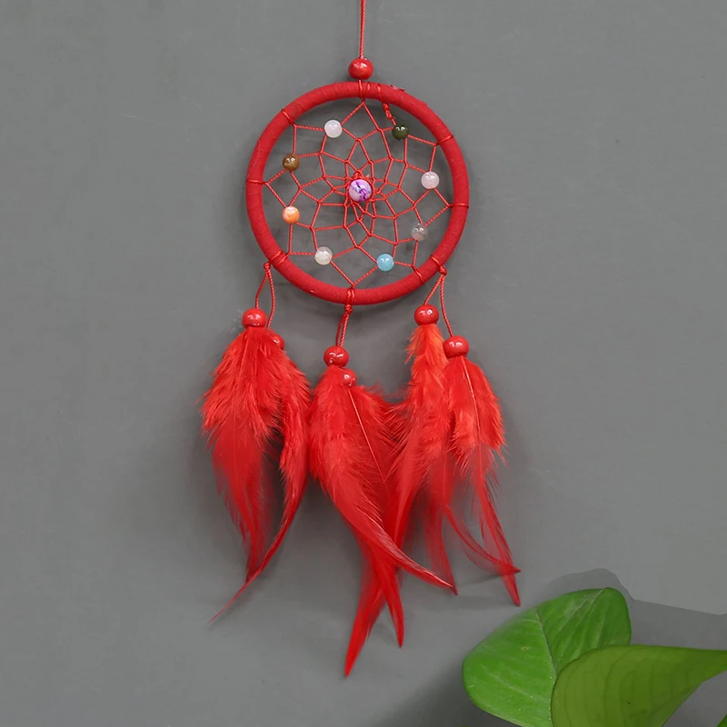 Dream Catcher Light Feather Wind Chimes Decorations Hanging Art Gifts To Friends Creative Valentine's Day Gifts Home Ornament