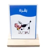 19pcs Arabic Animals Card Baby Enlightenment Kids Learning Arabic Flashcards Montessori Educational for Children Developing Toys 1