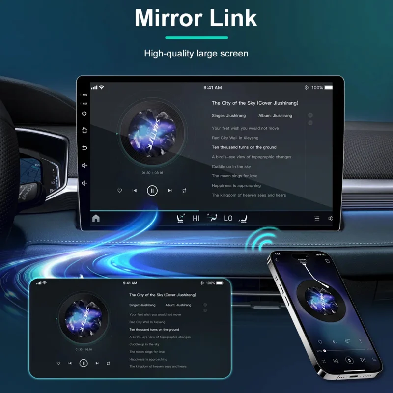 Autoradio Android 15 Pour Nissan Patrol Y61 1997-2005 - Écran Tactile 9" - CarPlay, Bluetooth, GPS, WiFi