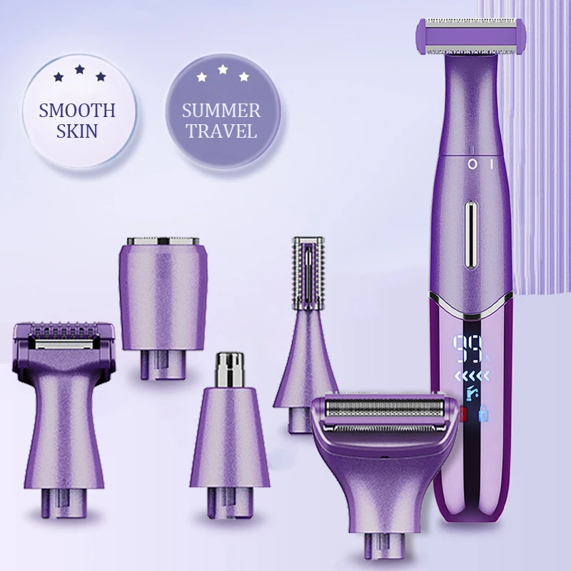 ماكينة حلاقة كهربائية متعددة الوظائف 6 في 1 للسيدا...