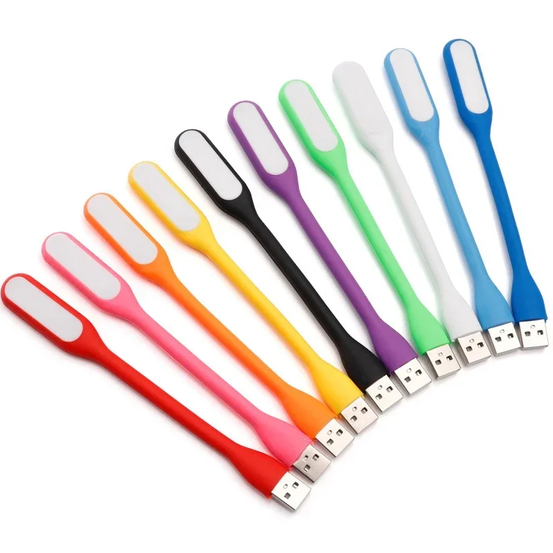 Multi-color mini led light USB portable book reading DC 5V foldable eye protection lamp for power bank computer night light