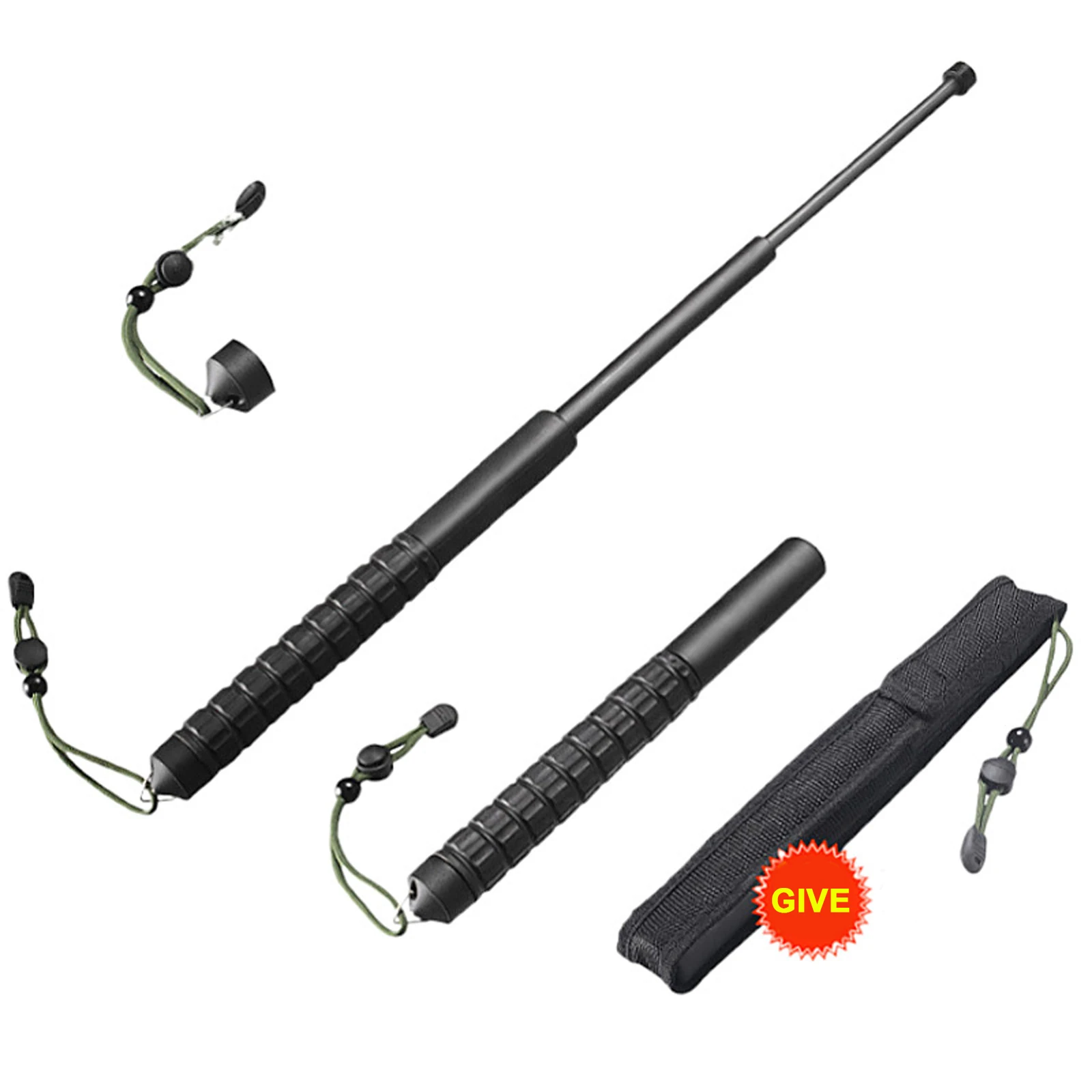 Telescopic Stick With Storage Bag Three Section Retractable
