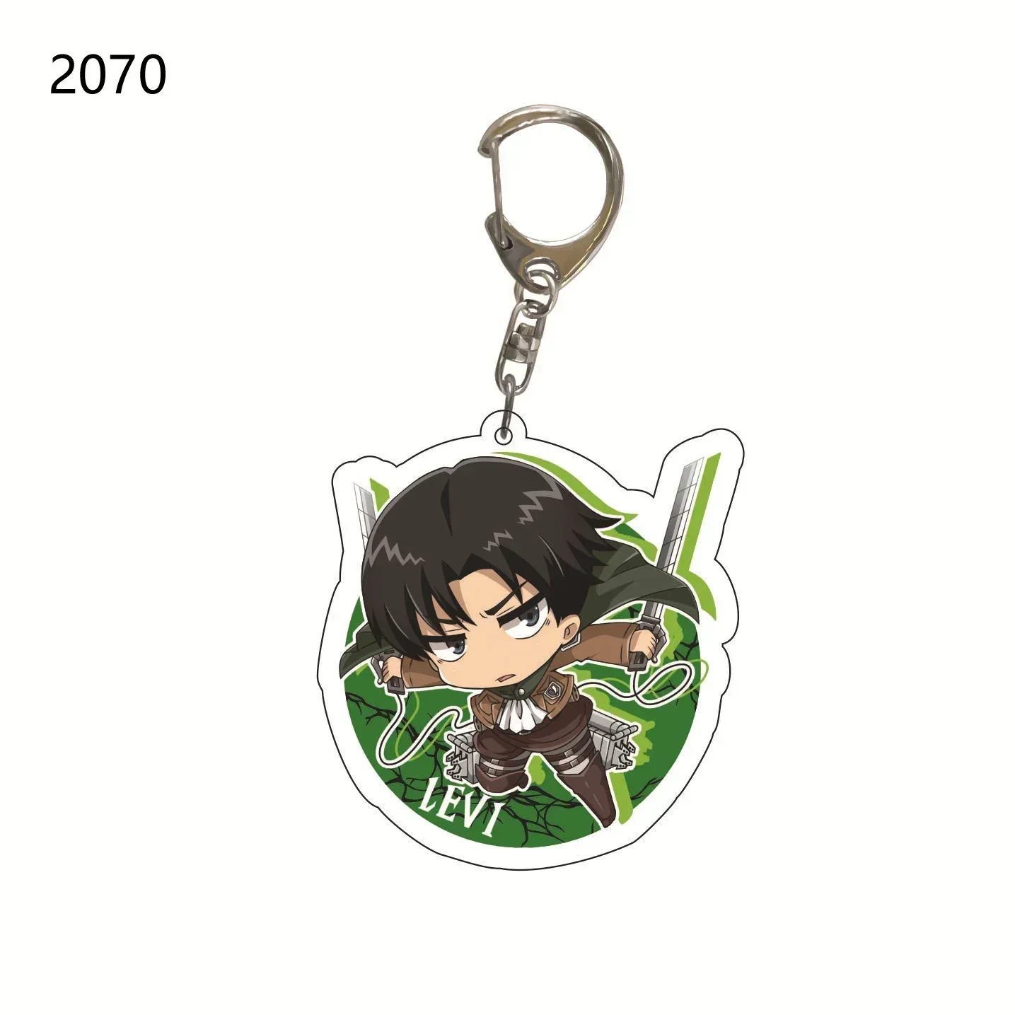 Attack on Titan Anime Cute Acrylic Keychain Bag Tag