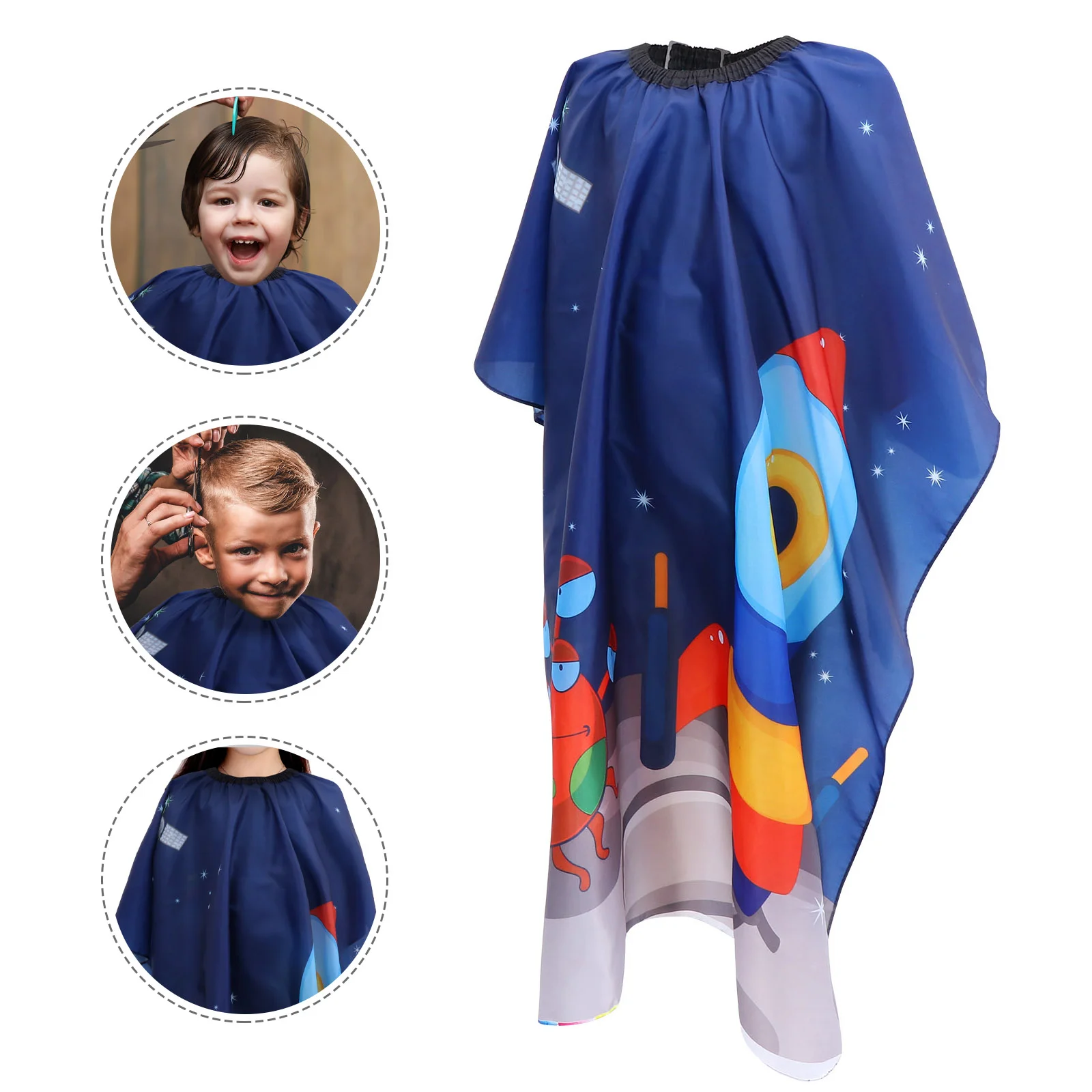 

2 Pcs Hair Cutting Cloth Hairdressing Apron Styling Cape Salon Child Haircut Barber Waterproof Children