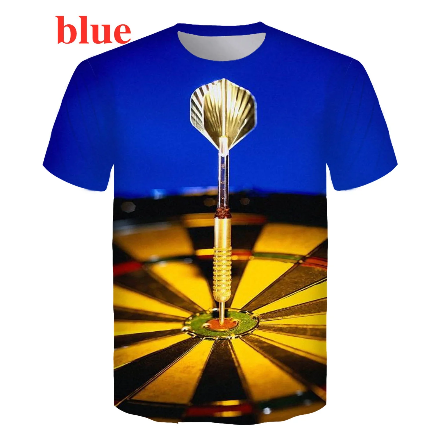 Personality Dart Board 3d Printed T Shirt Summer Hipster Short Sleeve Cool Fashion Tee Tops | Мужская одежда