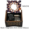 Anime Haikyuu Imagination Black Wood Music Box Team Lucky Mascot Gift New Year's Gift For Boy Room Decoration Ornaments 2