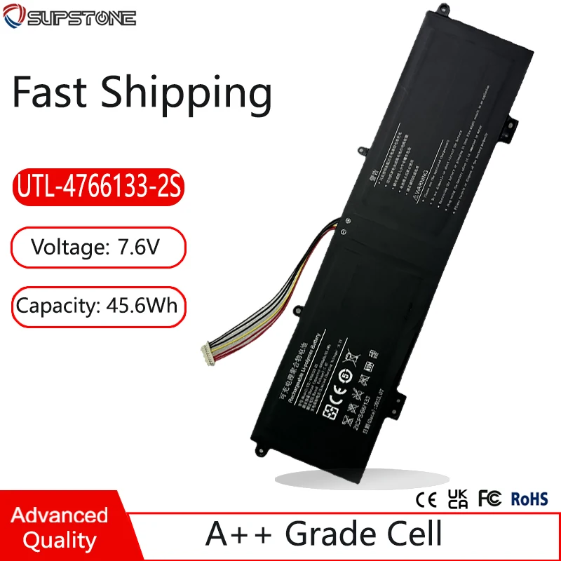 

UTL-4766133-2S 5072300P Laptop Battery For ONN K1412W WU133W Y1333W 100002434 100003497,For Haier Leadpie M1,LP14123 2ICP5/66/13