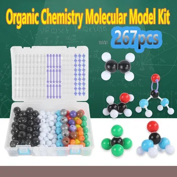 267pcs Atom Structure Set Chemical Molecular Model Kit Organic Inorganic Chemistry Molecules Science Teaching Experiment Aids 1