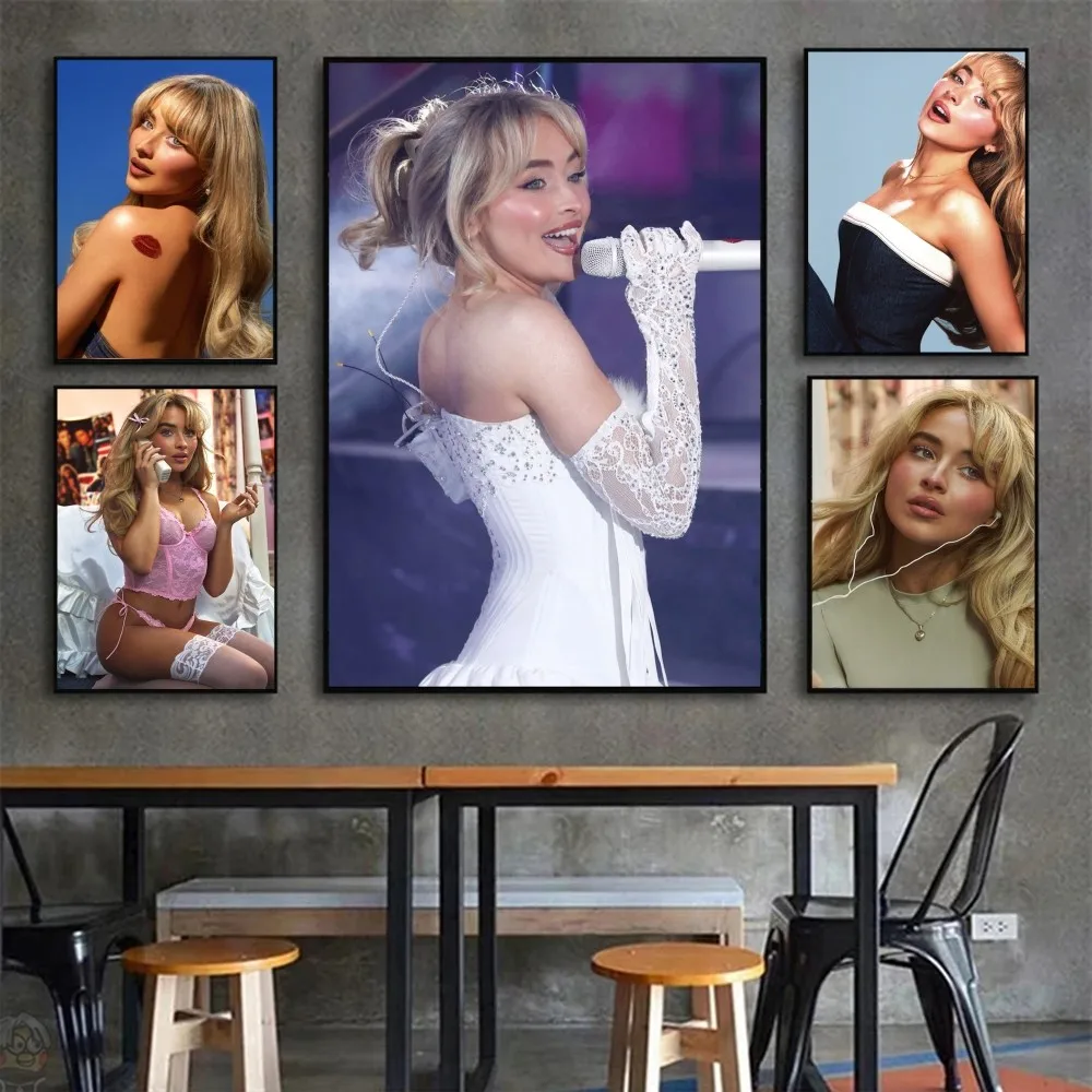 Poster Sabrina Carpenter Poster Art Print Bar Living Room Furniture Decor movie poster anime poster vintage posters league of legends poster poster prints