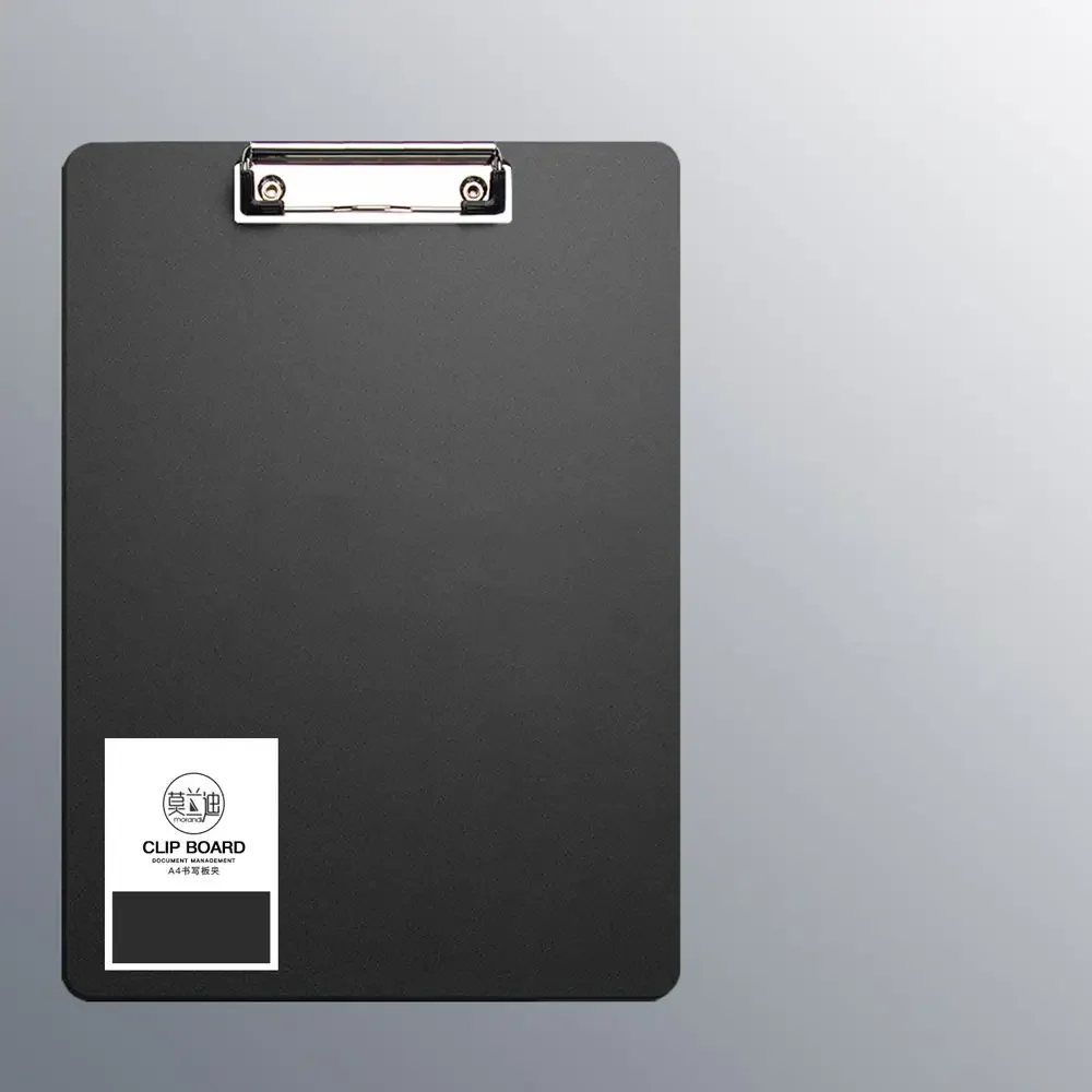 Low Profile Clip Hardboard Clipboard and Writing Pad