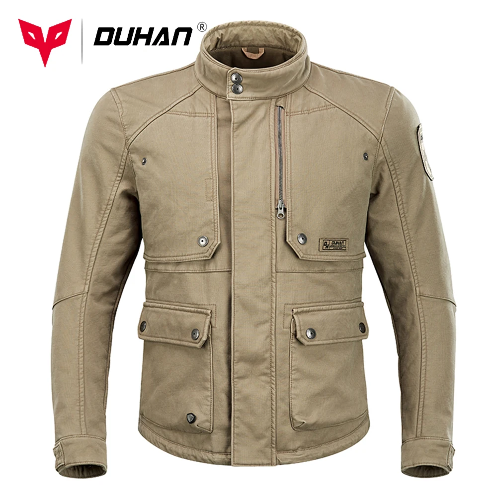 

DUHAN Motorcycle Jackets Wear-resisting Motocross Jacket Waterproof Moto Cycling Chaqueta CE Certified Protective Clothing