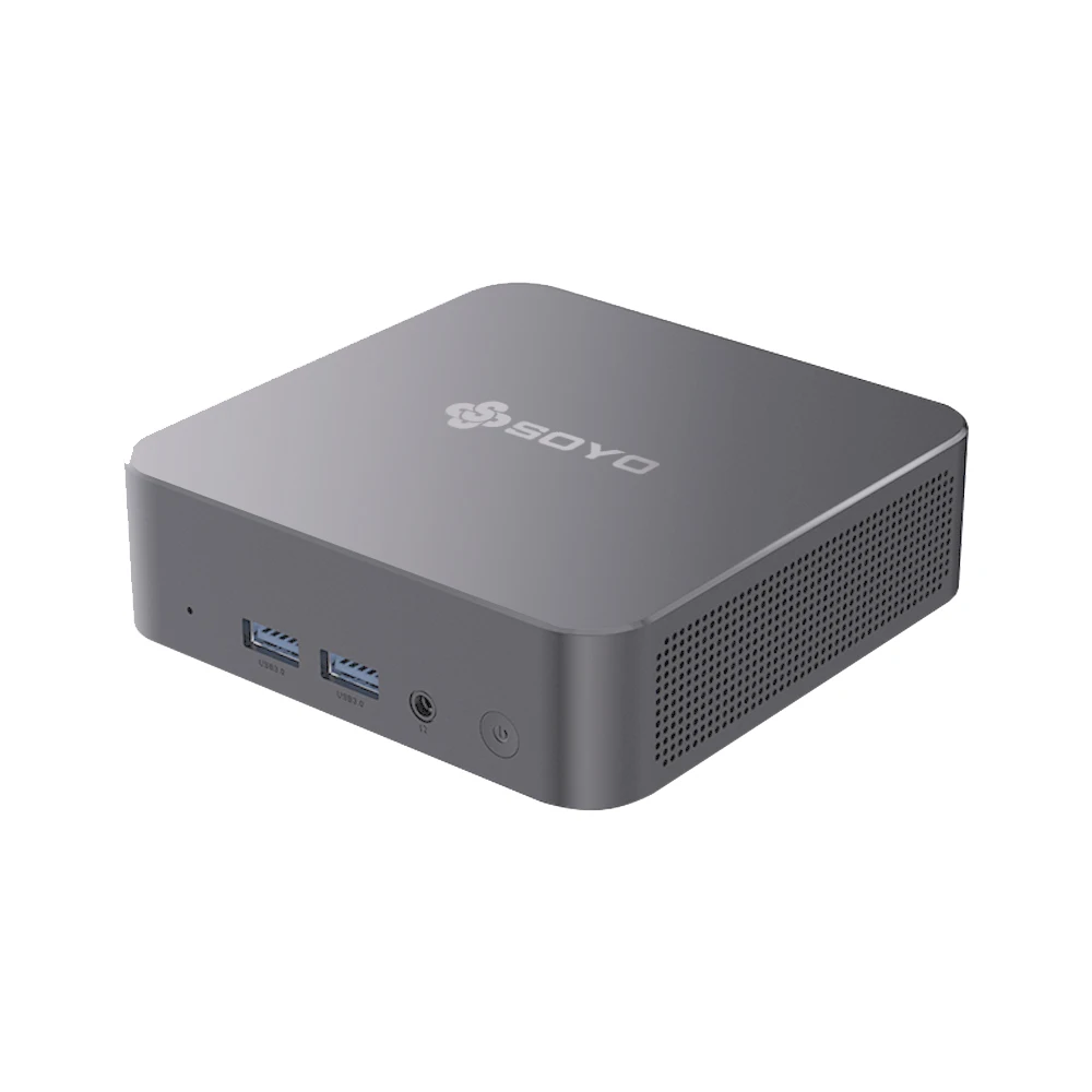 SOYO M4 Air Mini PC Intel 12th N95(up to 3.4GHz) Mini Desktop Computer 8GB RAM 256GB SSD Support 4K HDMI with Dual WiFi, BT5.0 3