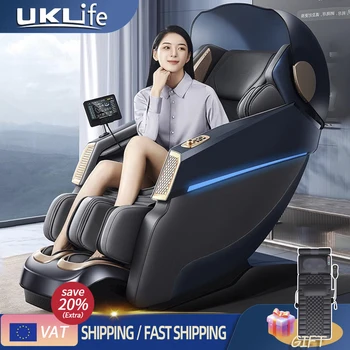 3 Year Warranty 4D SL-Track Zero Gravity Airbag Full Body Massage Chairs Home 3D Luxury Office Chair Massage Sofa Touch Screen