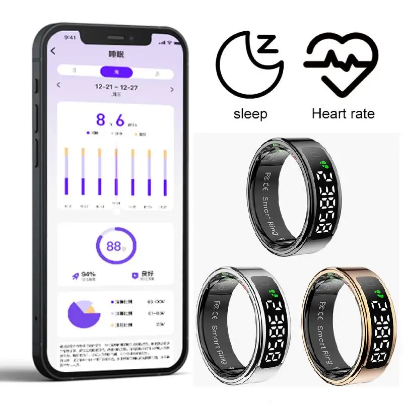 حلقة ذكية تراقب معدل ضربات القلب ومستوى الأكسجين ف...