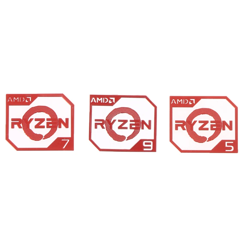 Laptop sticker AMD Processor Series Sticker for ATHLON Ryzen R9 R7 R5 R3 Generation Label DIY Decor Decor Label Stickers Laptop Accessories