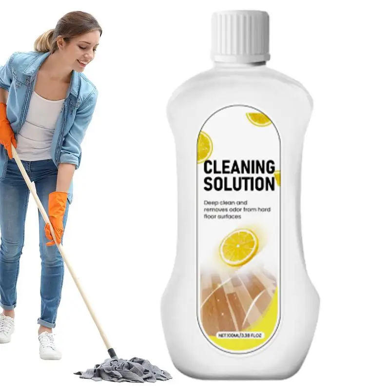 

Floor Cleaner for Mopping 100ml Gentle Odor Remover Powerful Tile Cleaner Deep Cleansing Mopping Solution Multipurpose Wood