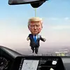 2d New Cute Cartoon Trump Necklace Pendant Acrylic Flat Car Pendant Keychain Pendant 2