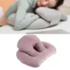 Nap Sleeping Pillow Breathable Ventilation Hole Soft Cushion Face Down Desk Pillow for Office Travel Recliners Library Sleeping 3