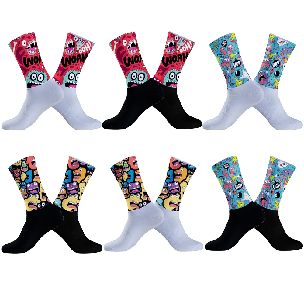 Cycling Socks Lightweight Large Mesh Design Unisex Adult With sports socks cycling socks compression socks fitness sports socks sport socks