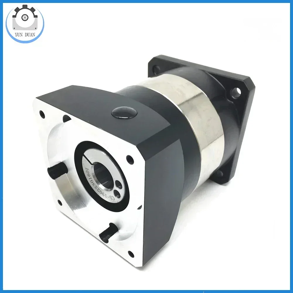 유성 기어박스 7 Arcmin 80/90mm 플랜지 750W 서보 모터 스퍼 기어 감속기 12.7/14/16/19mm 입력 속도 비율 3:1-100:1